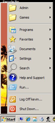 Windows Vista classic start menu - replace the bitmap